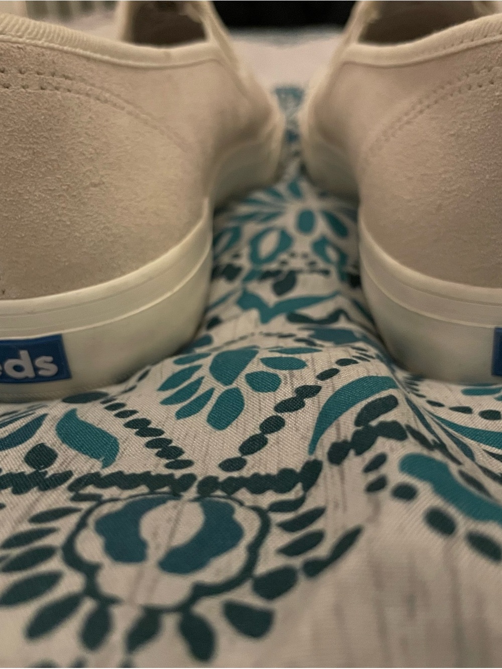 Keds Women's Slip-On Perforated Casual Sneakers in Cream sz 9 - Picture 6 of 9